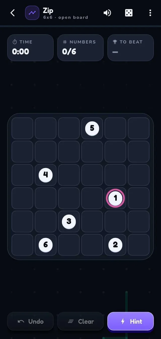 Game Villa — Zip board