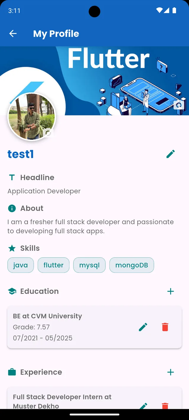 LinkSphere — Profile