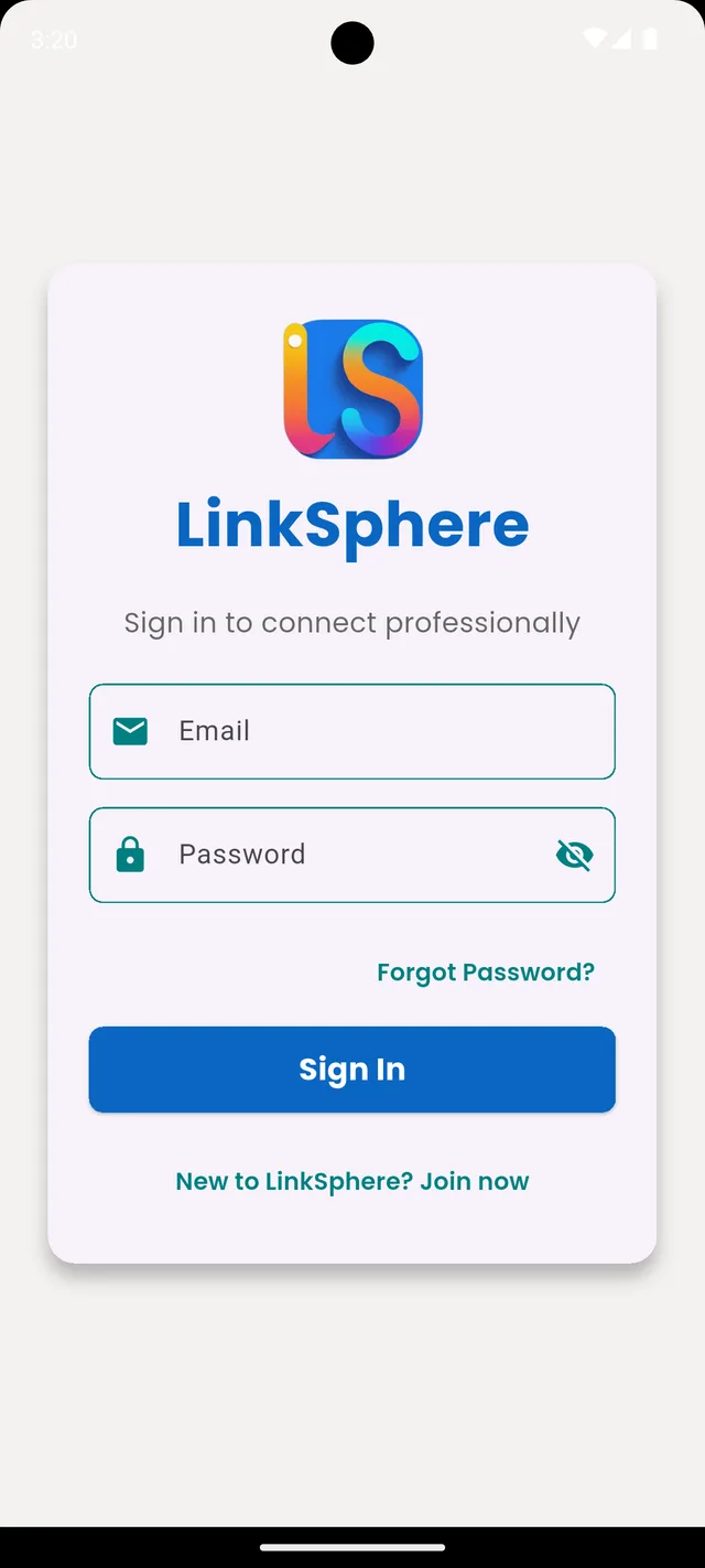 LinkSphere — Signin